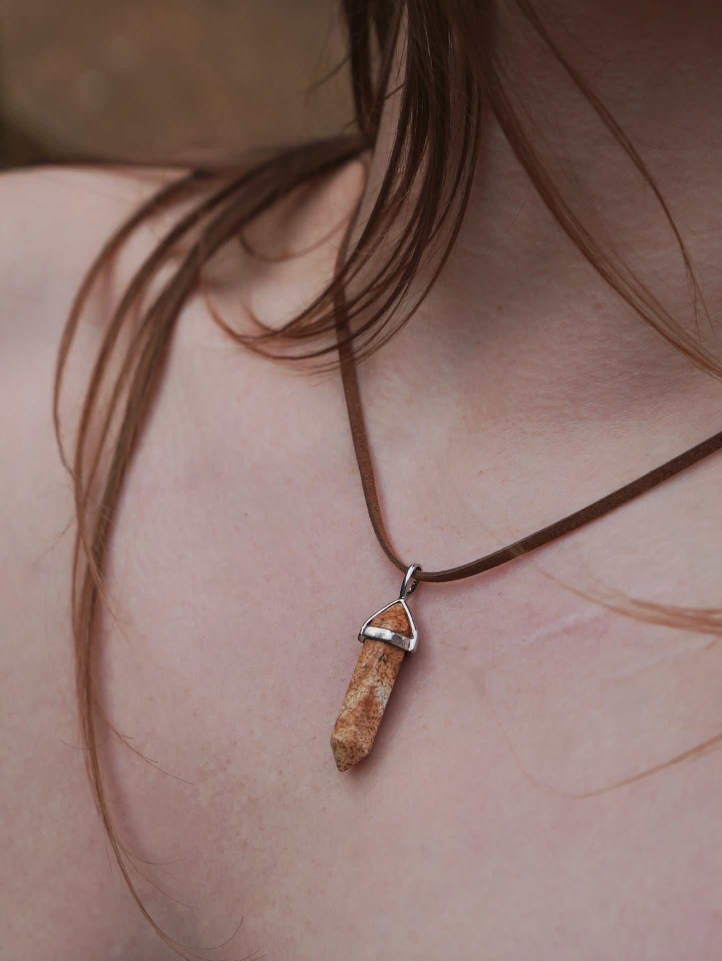 Jasper Point Pendants