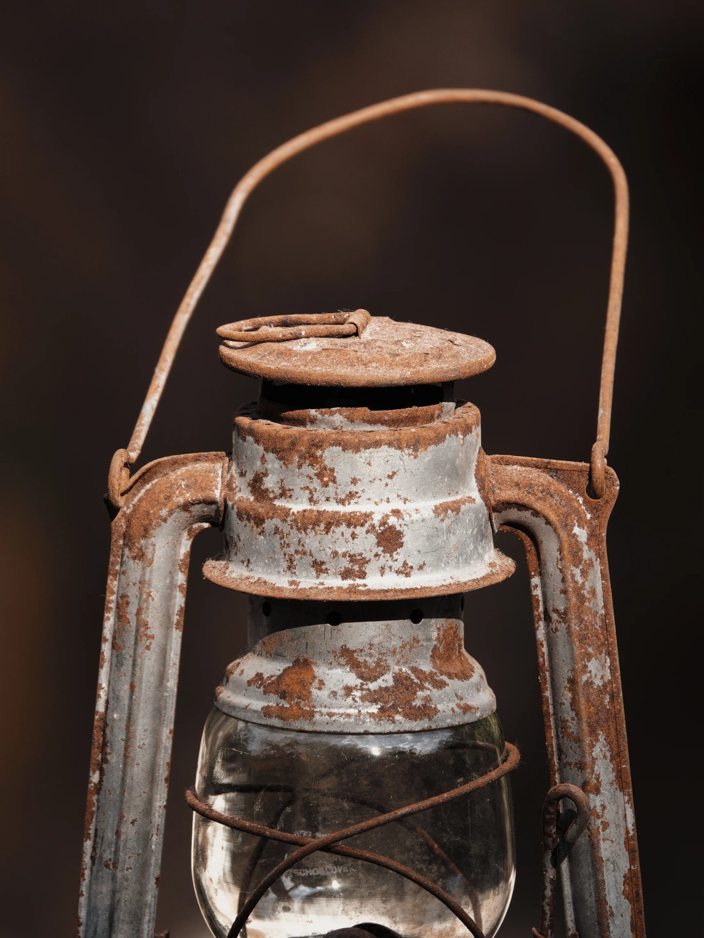 Czechoslovakian Vintage Hurricane Lantern