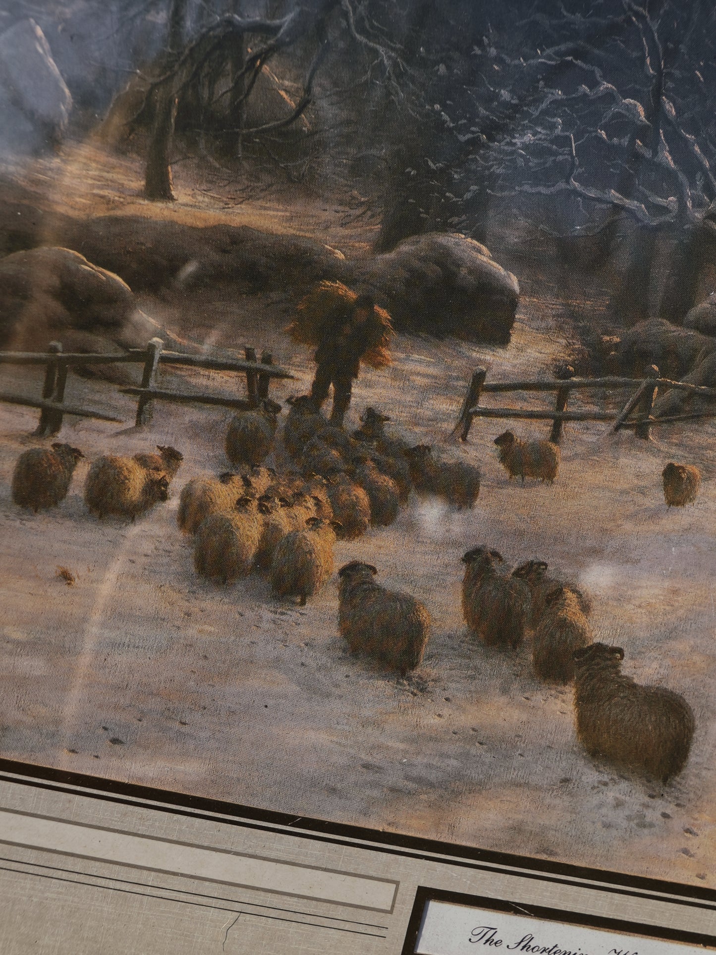 The Shortening Winter's Day - Joseph Farquarson Vintage Framed Print