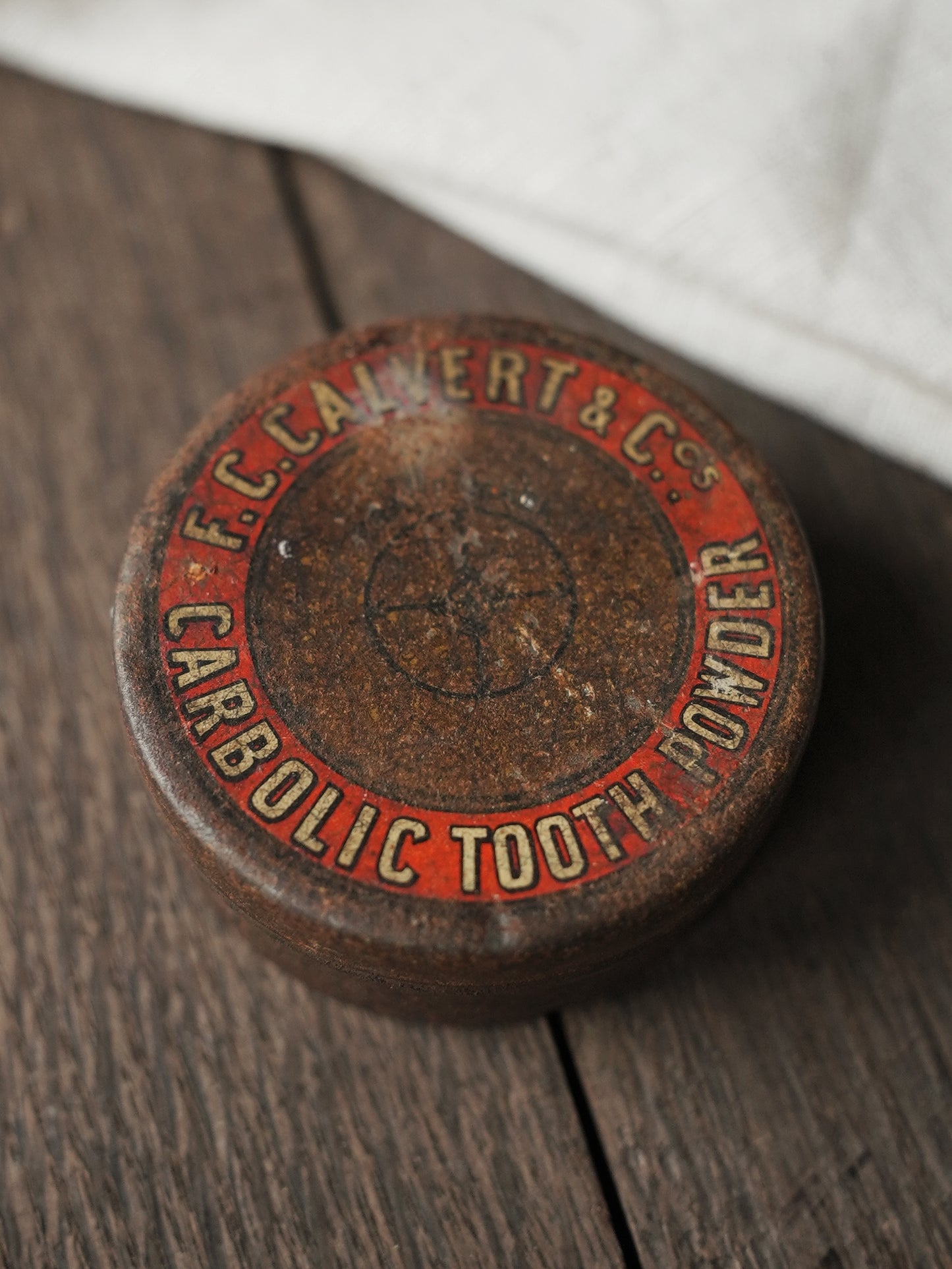 Carbolic Tooth Powder Vintage Tin Candle - 100% Natural Wax