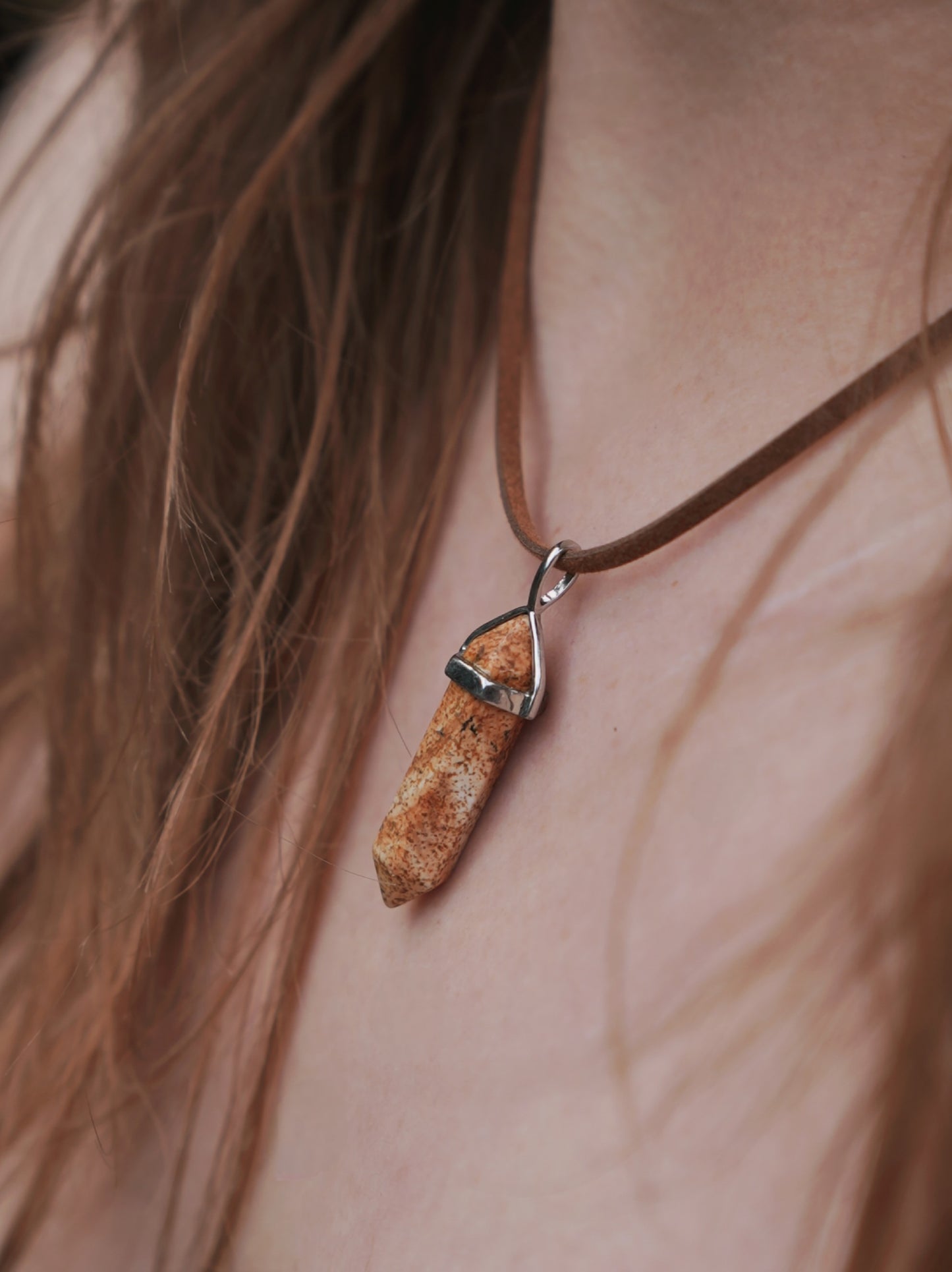 Jasper Point Pendants