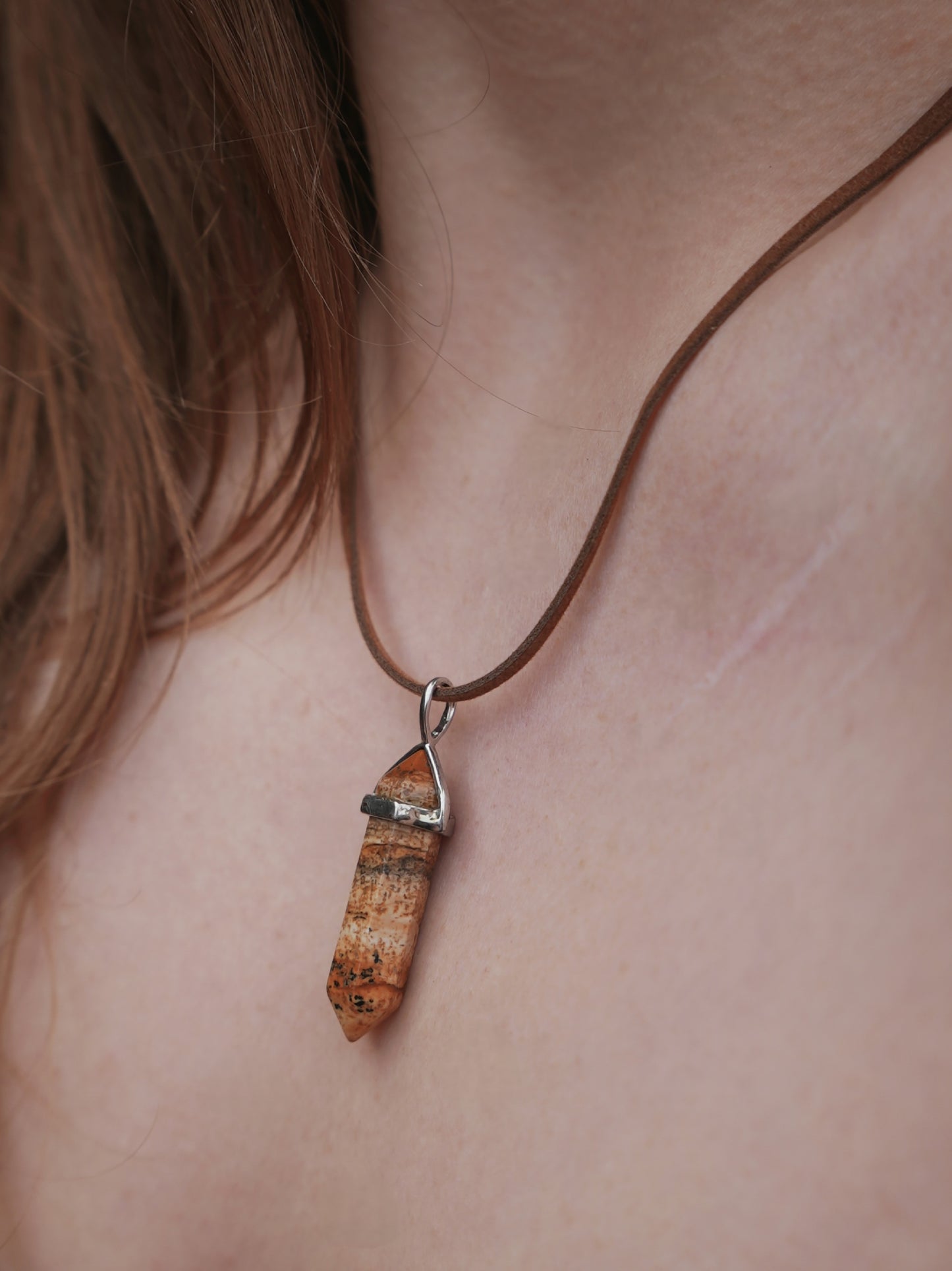 Jasper Point Pendants