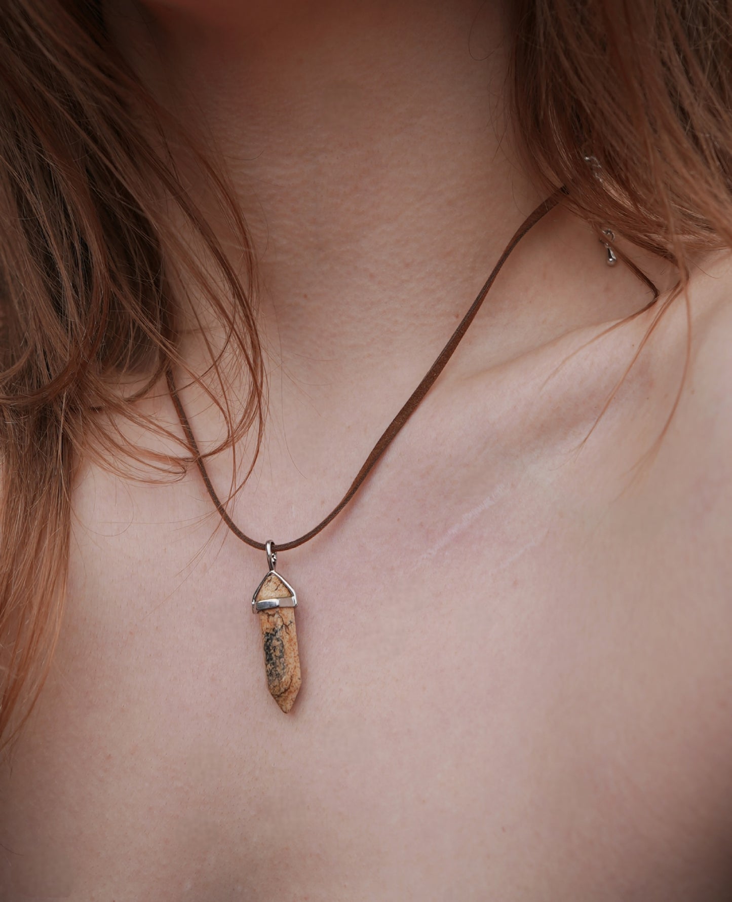 Jasper Point Pendants