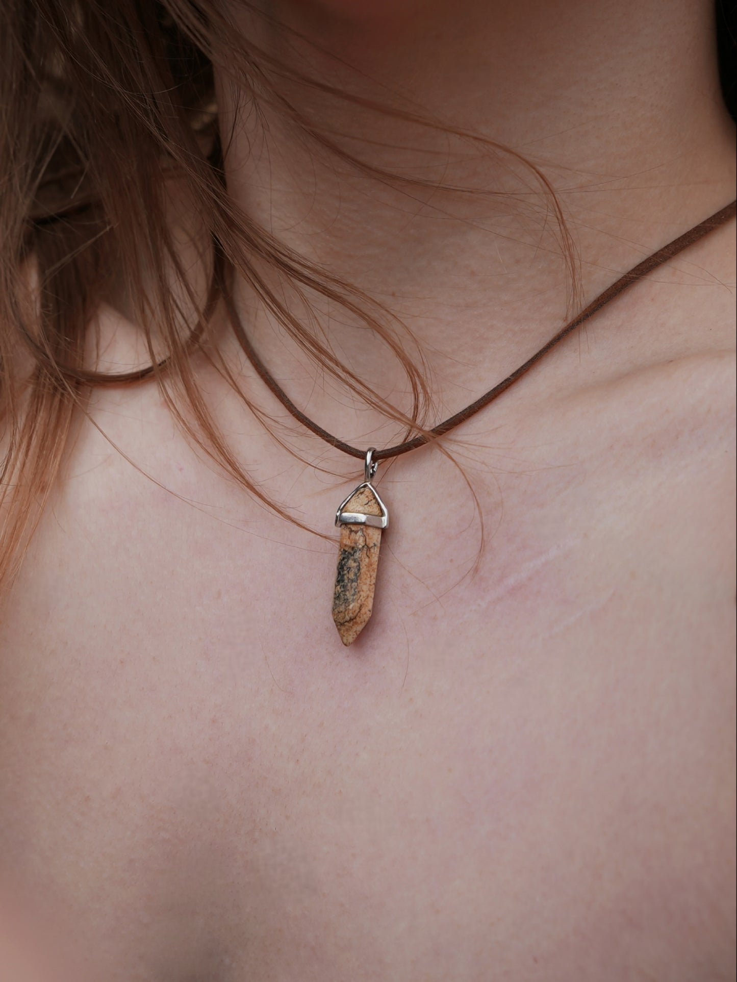 Jasper Point Pendants