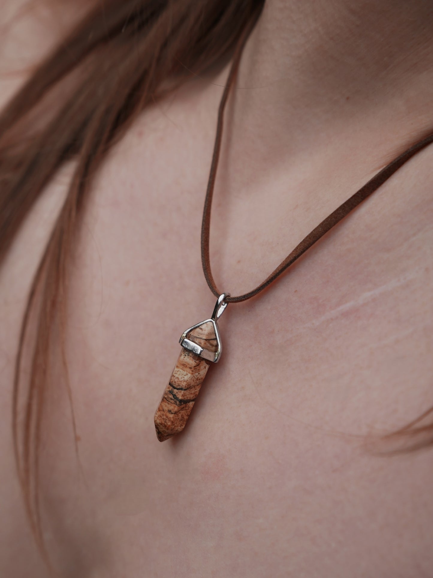 Jasper Point Pendants