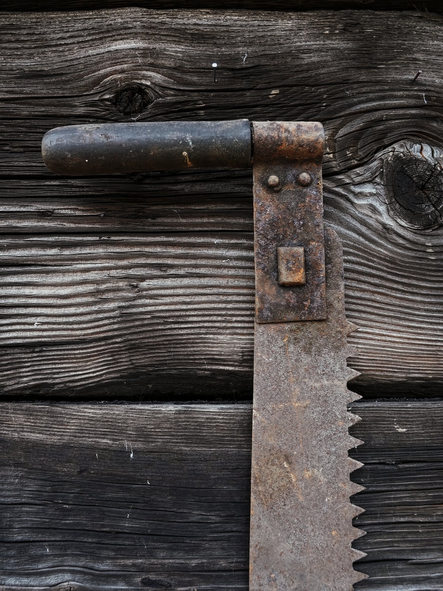 Antique Double Handled Saw
