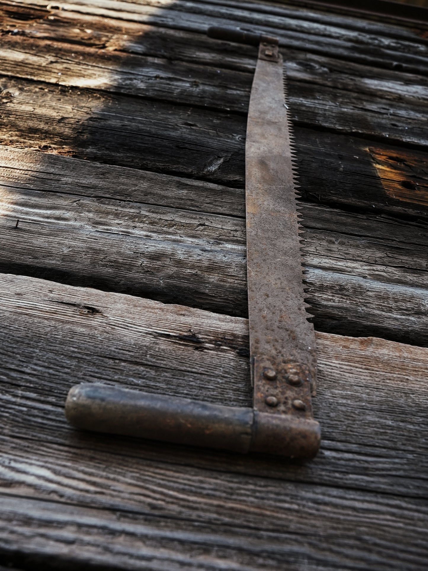 Antique Double Handled Saw