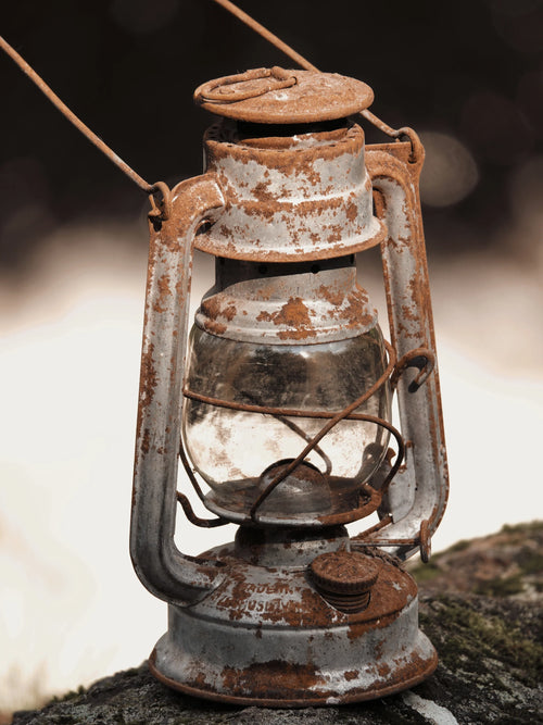 Czechoslovakian Vintage Hurricane Lantern