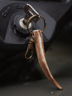 PALMATED ROE ANTLER KEYRING