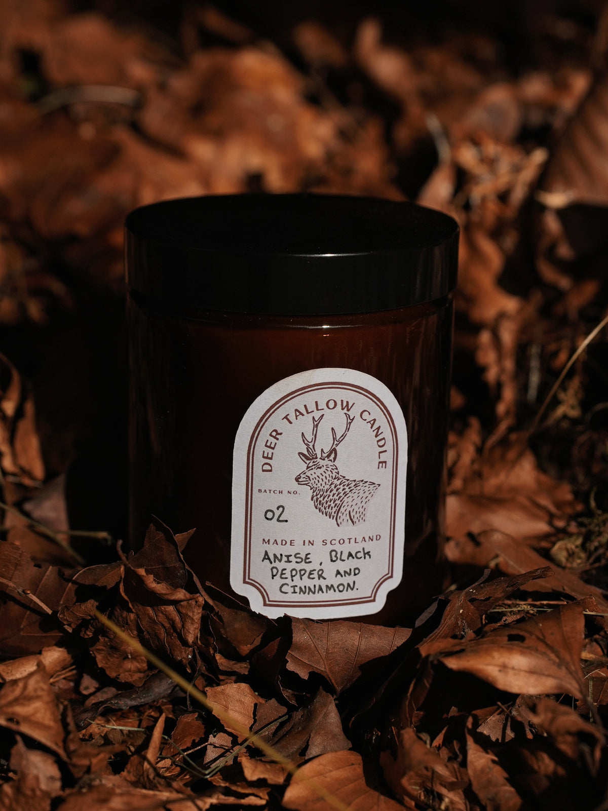 ANISE, CINNAMON AND BLACK PEPPER DEER TALLOW CANDLES