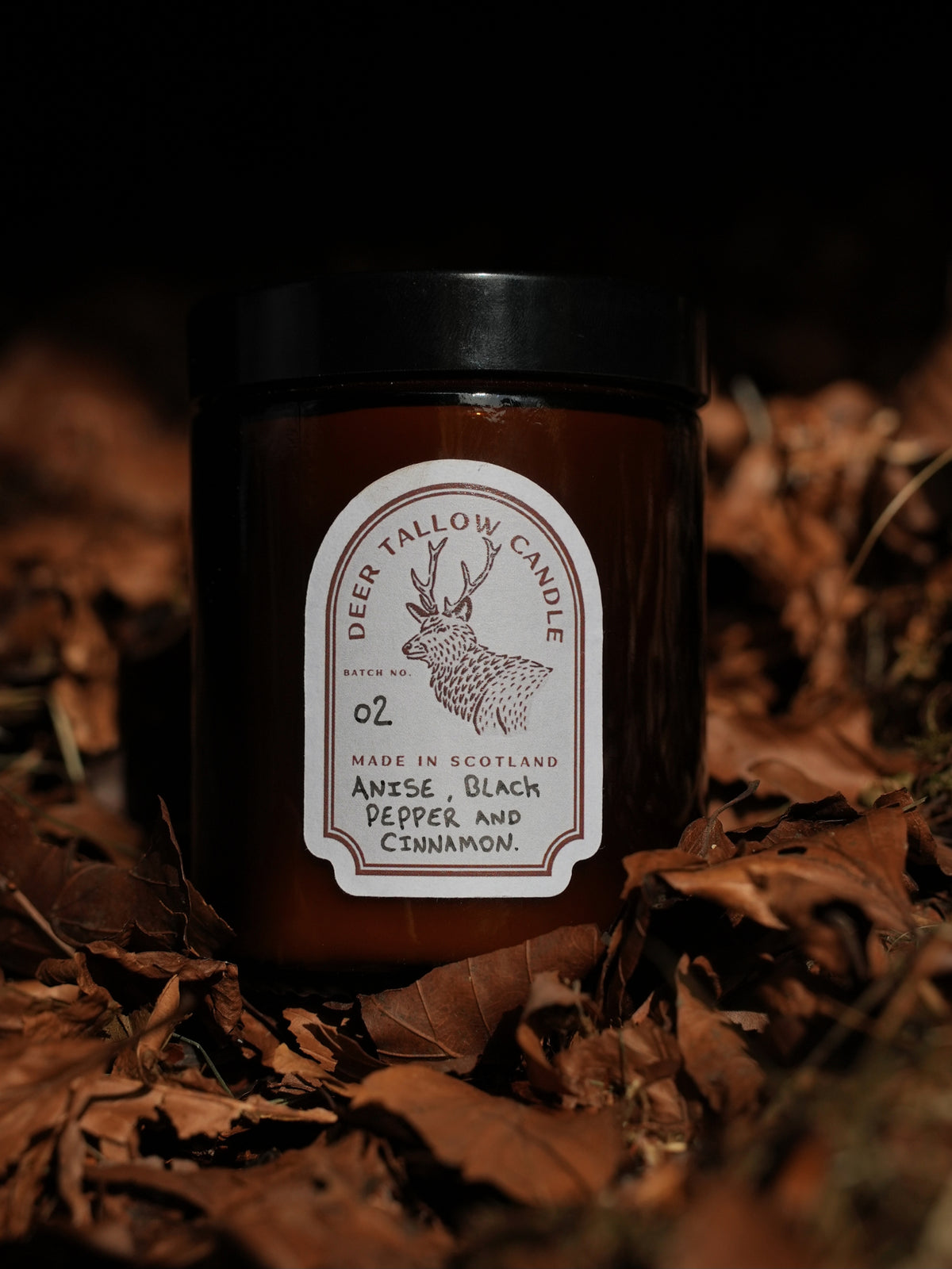 ANISE, CINNAMON AND BLACK PEPPER DEER TALLOW CANDLES