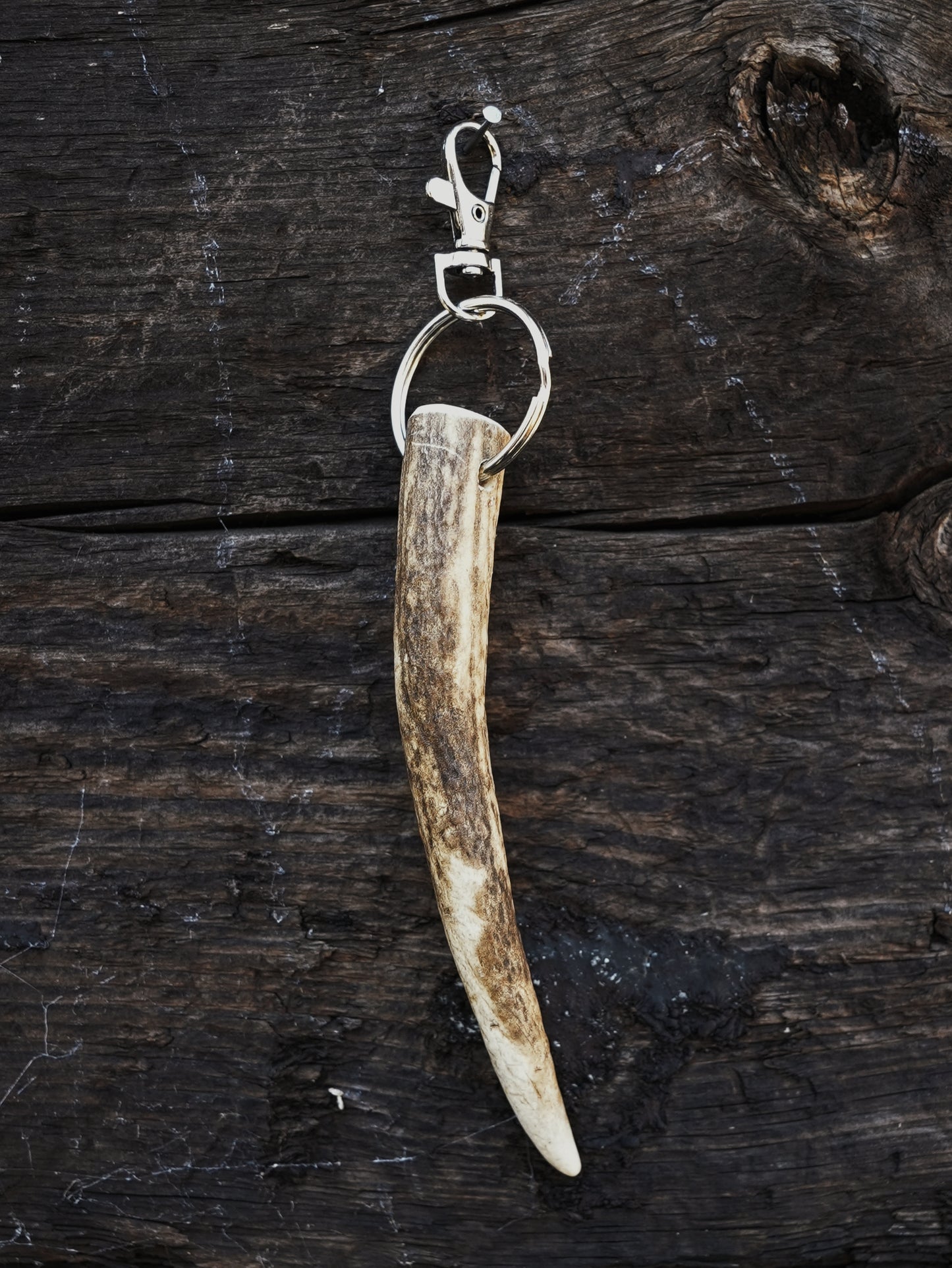 Large Red Stag Antler Keyring