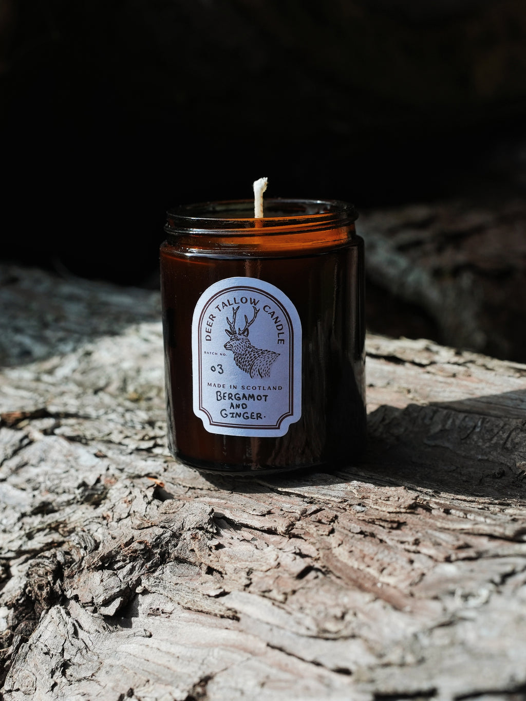 BERGAMOT AND GINGER DEER TALLOW CANDLES