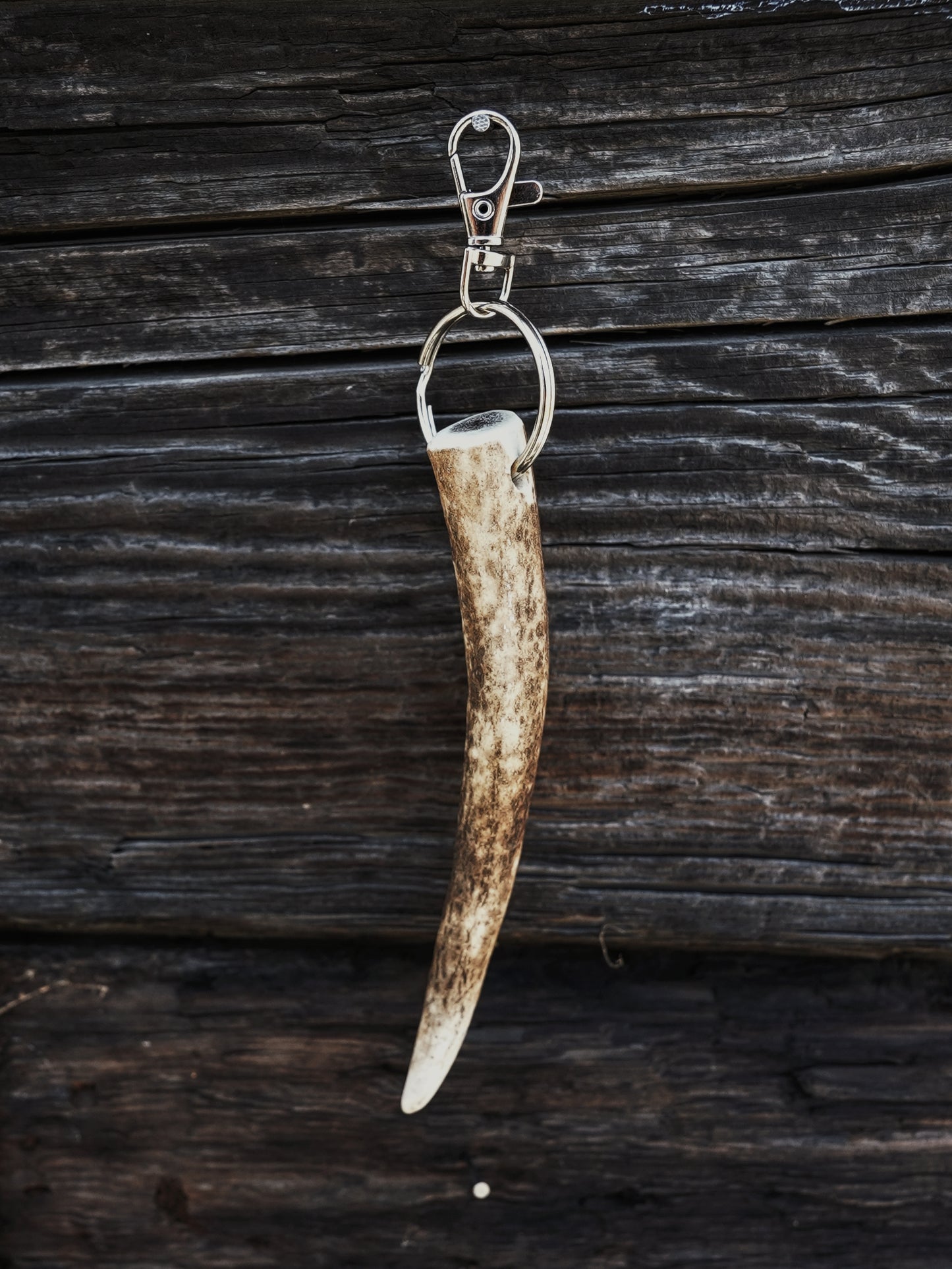 Large Red Stag Antler Keyring