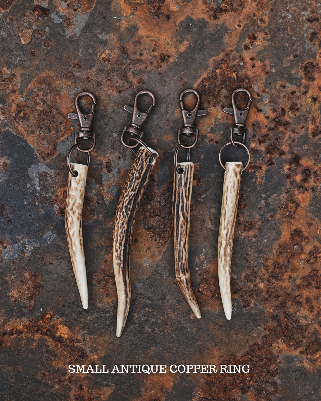 Sika Spike Antler Keyrings