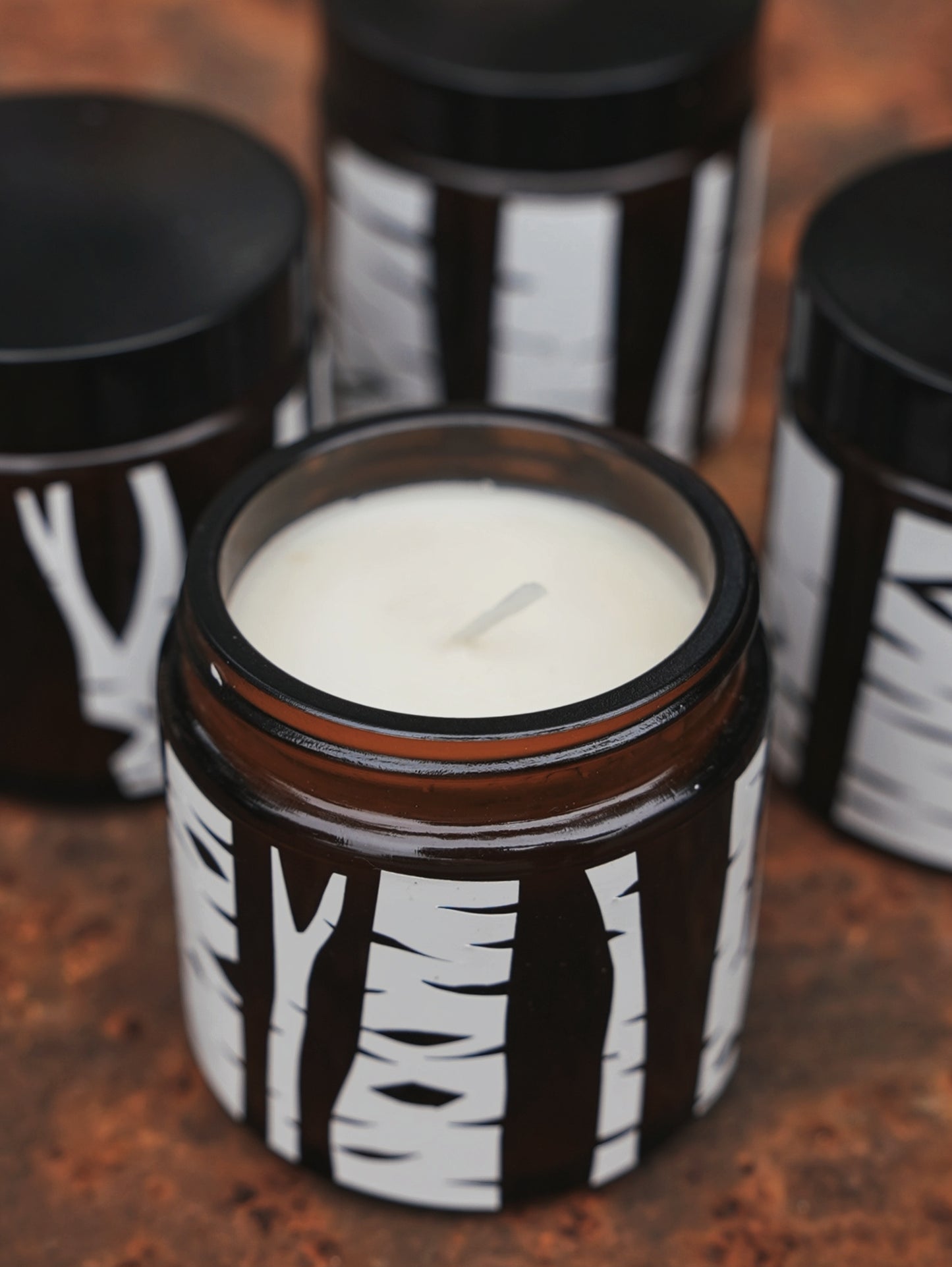 Birch Bark Beeswax & Tallow Candles