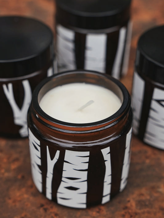 Birch Bark Beeswax & Tallow Candles