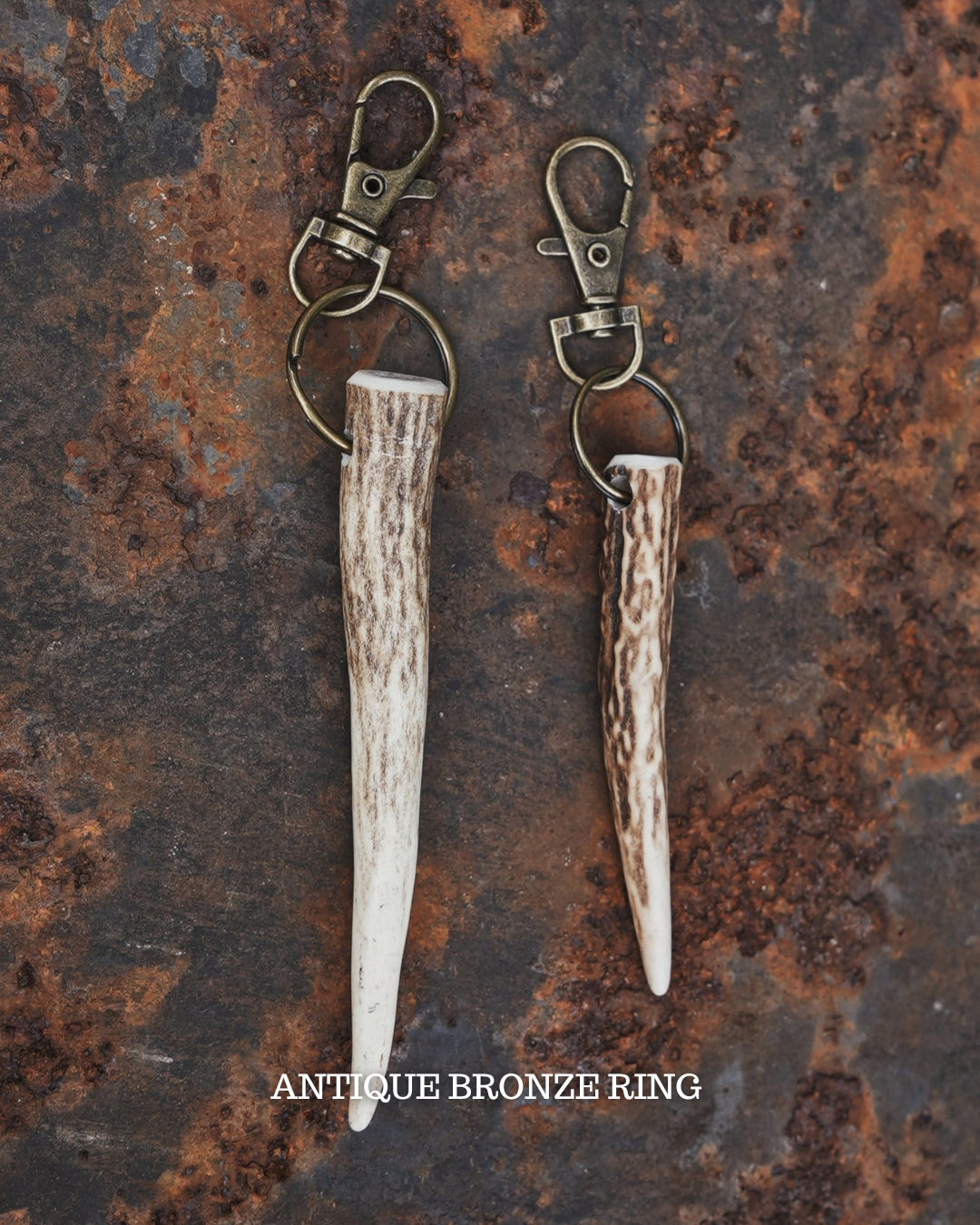 Sika Spike Antler Keyrings