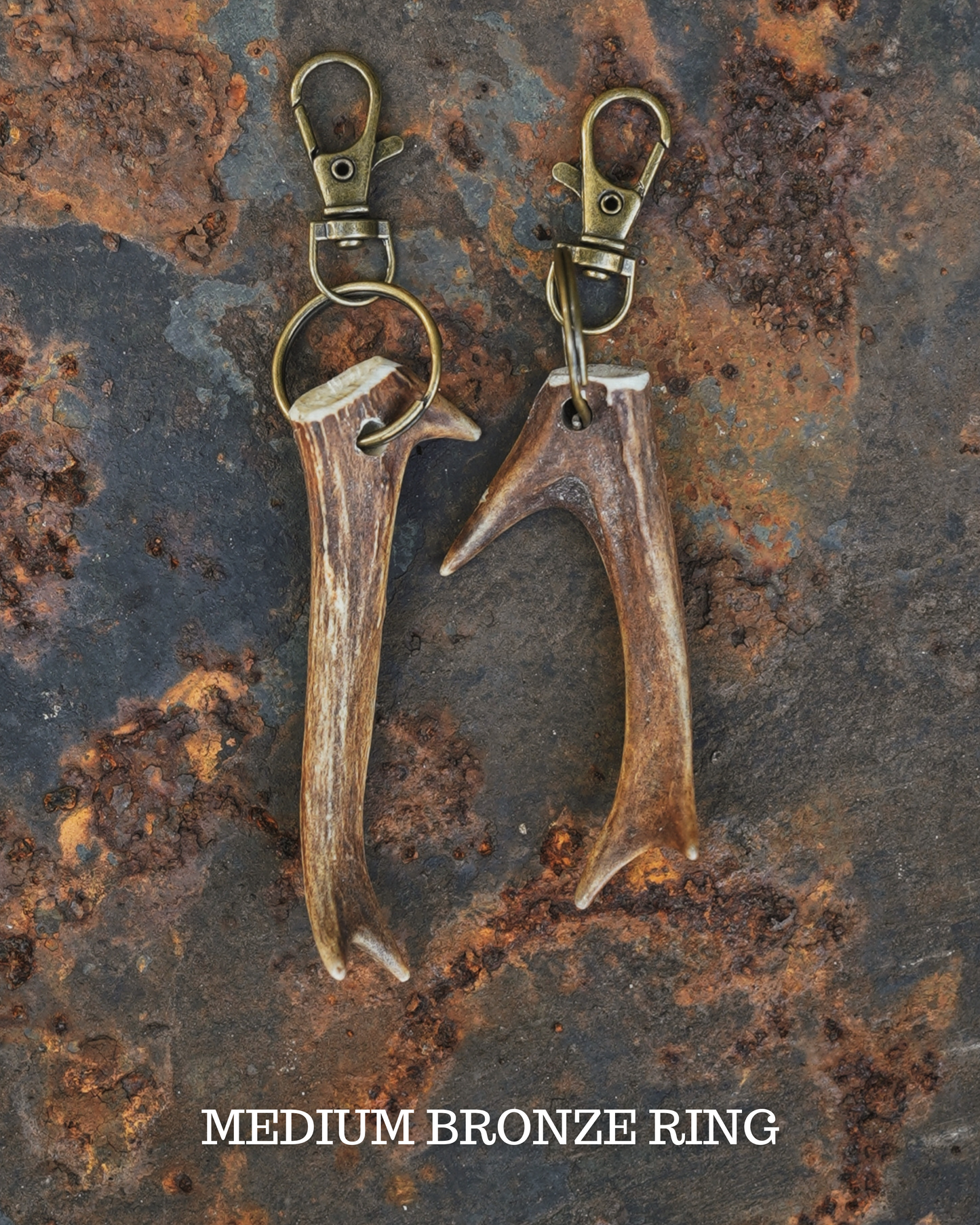 Small Roe Buck Antler Keyrings