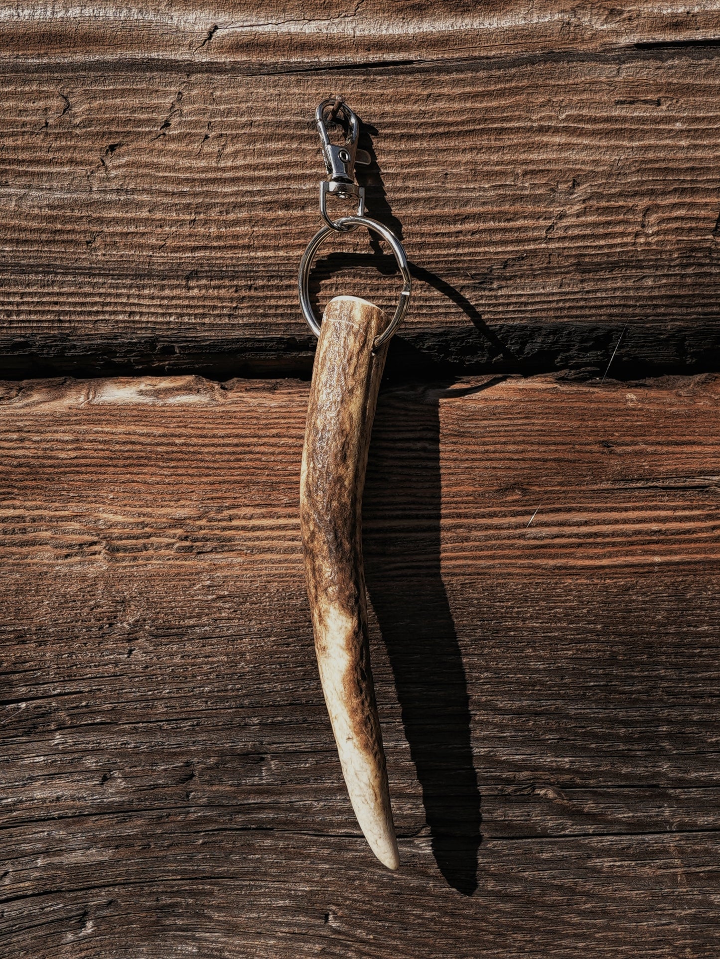 Large Red Stag Antler Keyring