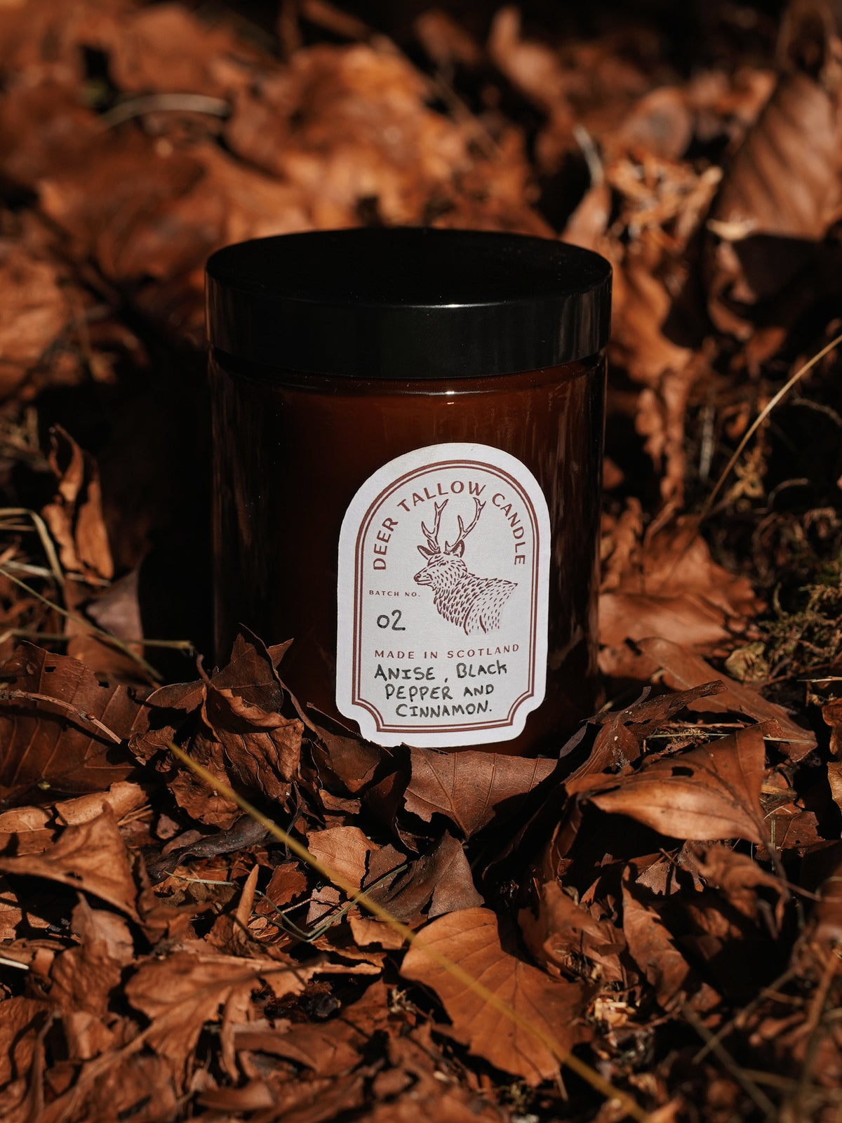 ANISE, CINNAMON AND BLACK PEPPER DEER TALLOW CANDLES