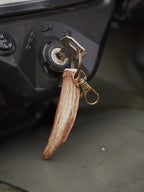 PALMATED ROE ANTLER KEYRING