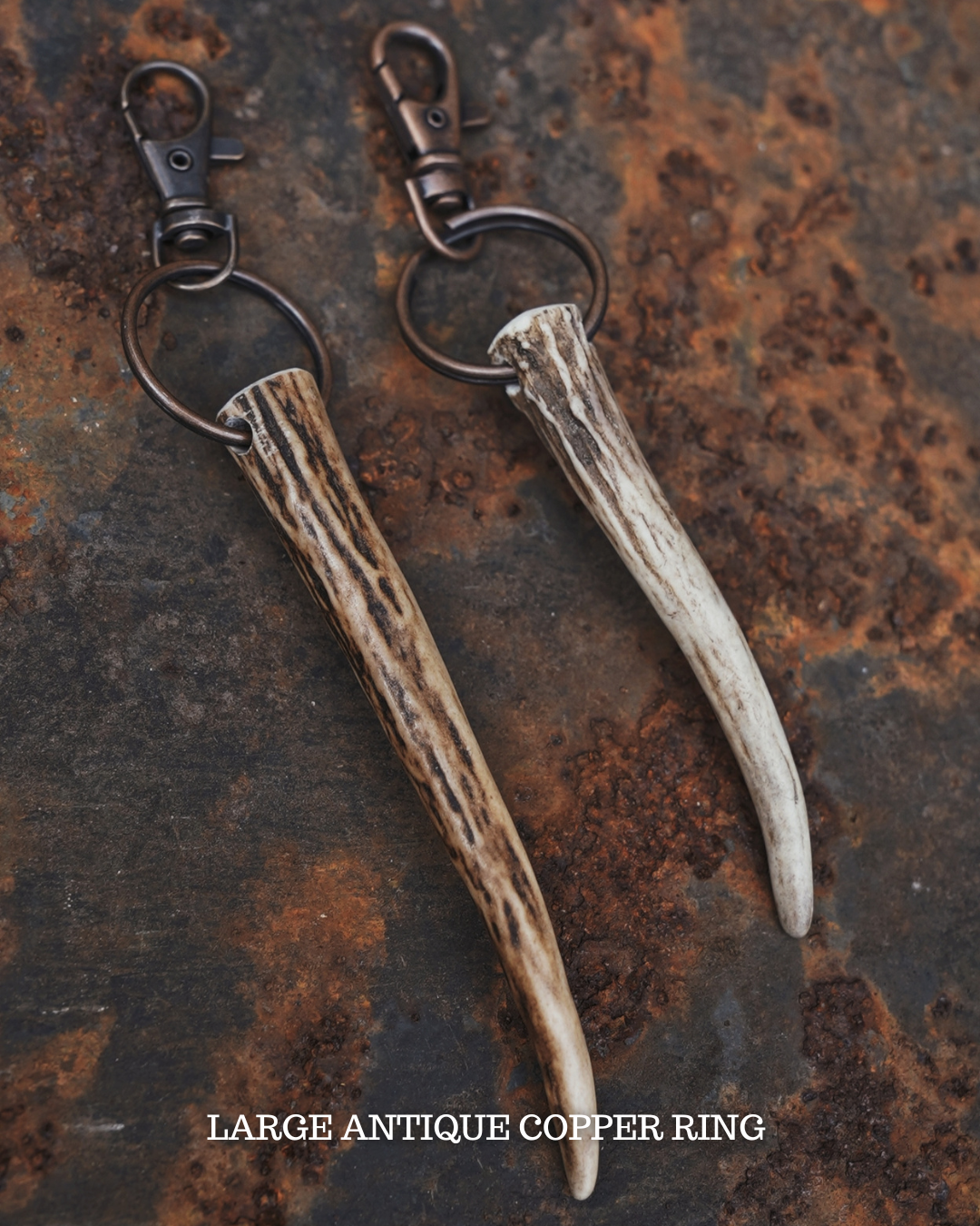 Sika Spike Antler Keyrings