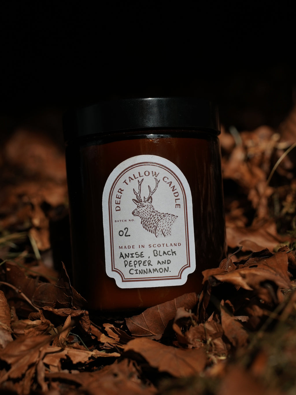 ANISE, CINNAMON AND BLACK PEPPER DEER TALLOW CANDLES