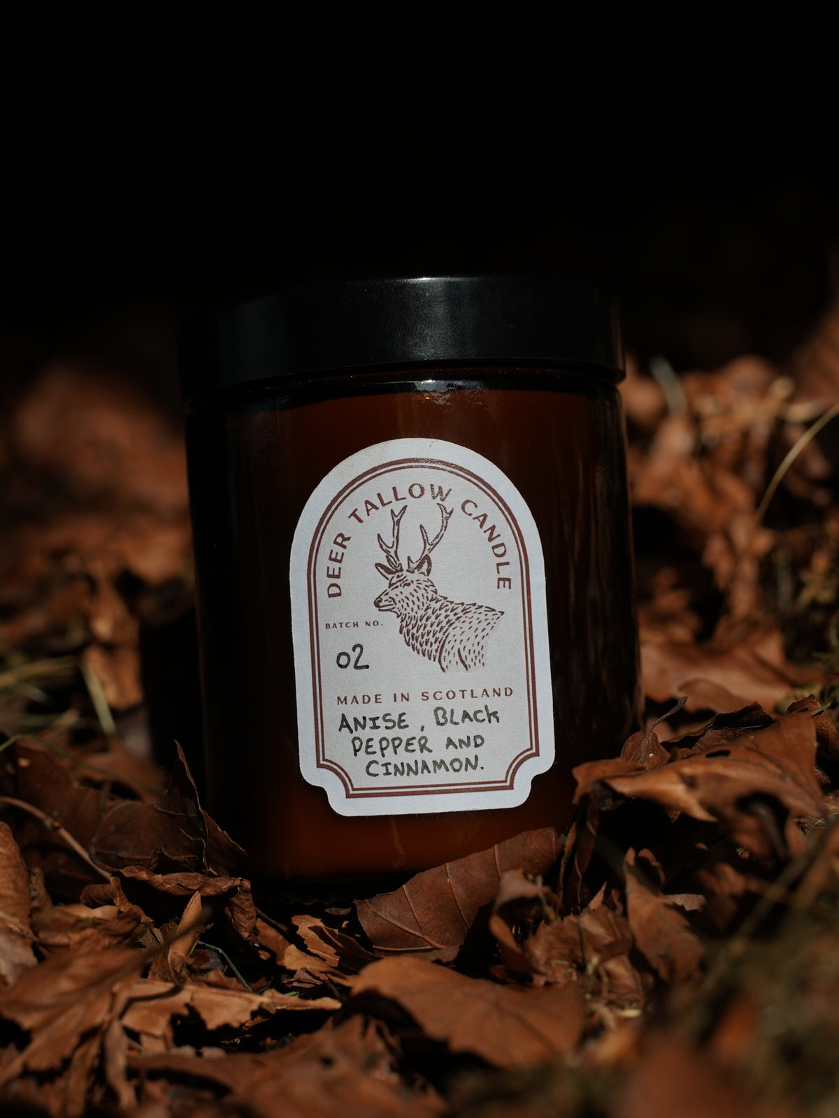 ANISE, CINNAMON AND BLACK PEPPER DEER TALLOW CANDLES