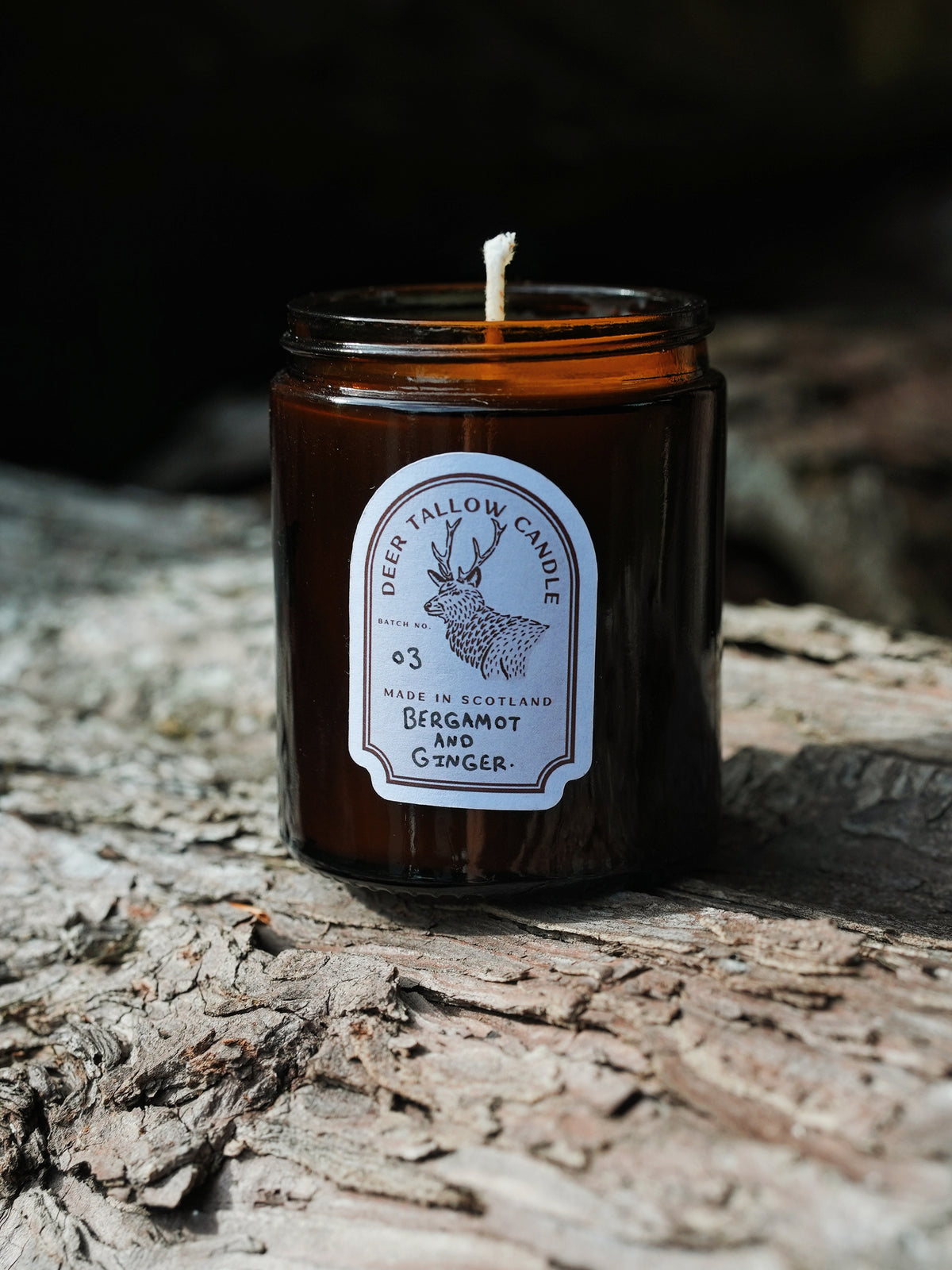 BERGAMOT AND GINGER DEER TALLOW CANDLES